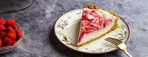 Recept na mramorový malinový cheesecake: takto sa vám tento jednoduchý dezert podarí