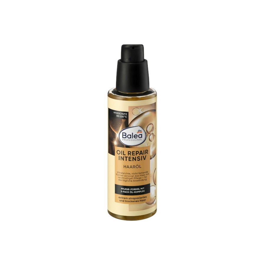 Regeneračný olej na vlasy Oil Repair Intensiv, 100 ml od Balea PROFESSIONAL