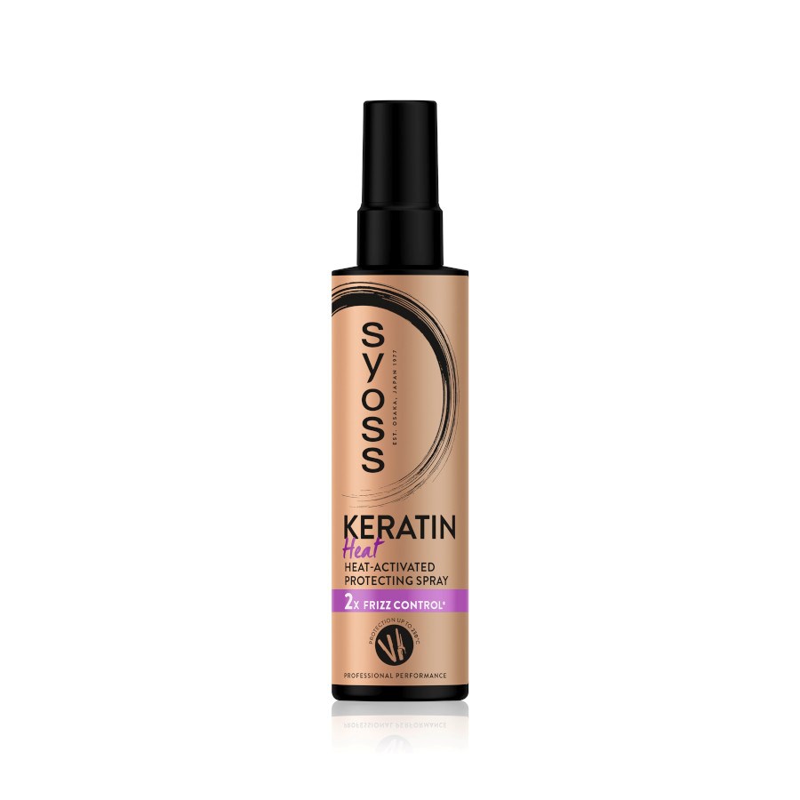 Sprej na ochranu vlasov pred teplom Keratin Heat, 200 ml od syoss