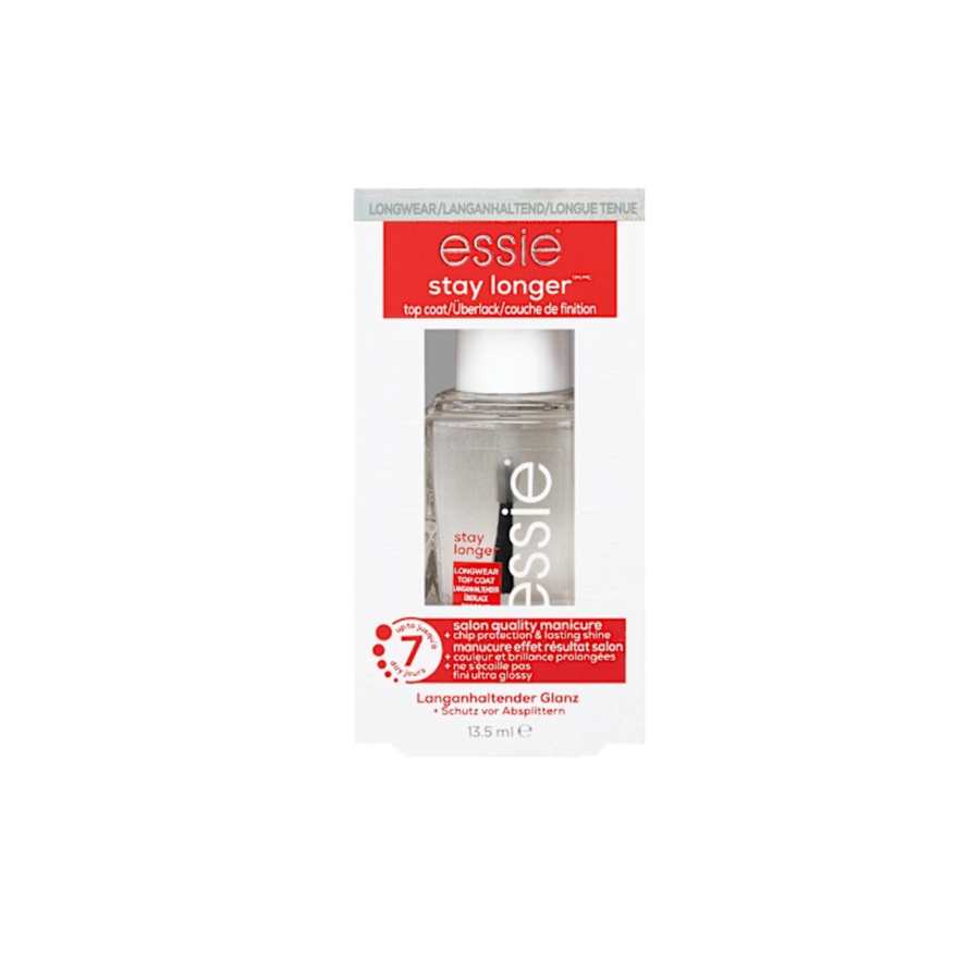 Vrchný lak na nechty stay longer premium, 13,5 ml od essie