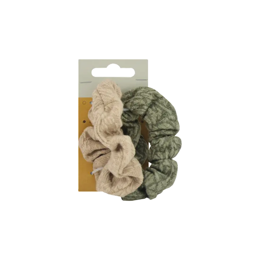 Gumičky do vlasov scrunchie - viacfarebné, 2 ksod she stylecollection